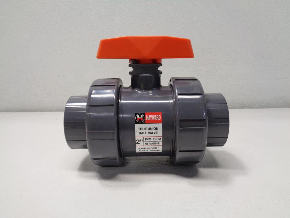 Hayward 2" Socket Thread EPDM True Union Ball Valve, PVC, TB1200STE